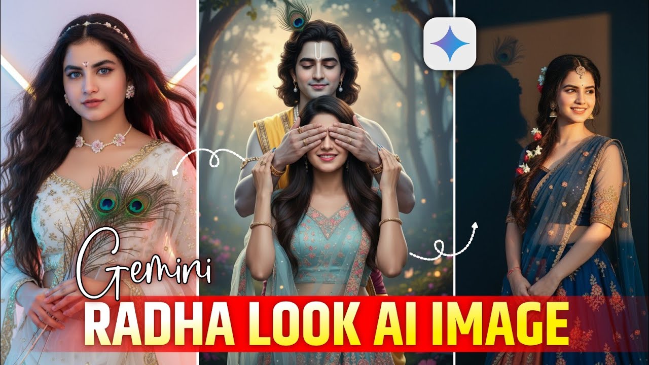 Radha Look Ai Photo Kaise Banaye | Trending Radha Ai Photo Editing In Gemini | Radha Ai Photo Edit