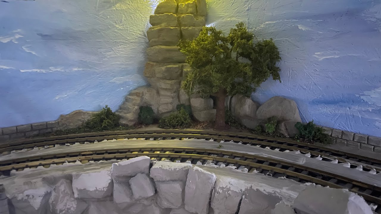 LGB Gartenbahn Teil..2  Ich bastel einen Baum in wenigen Schritten
