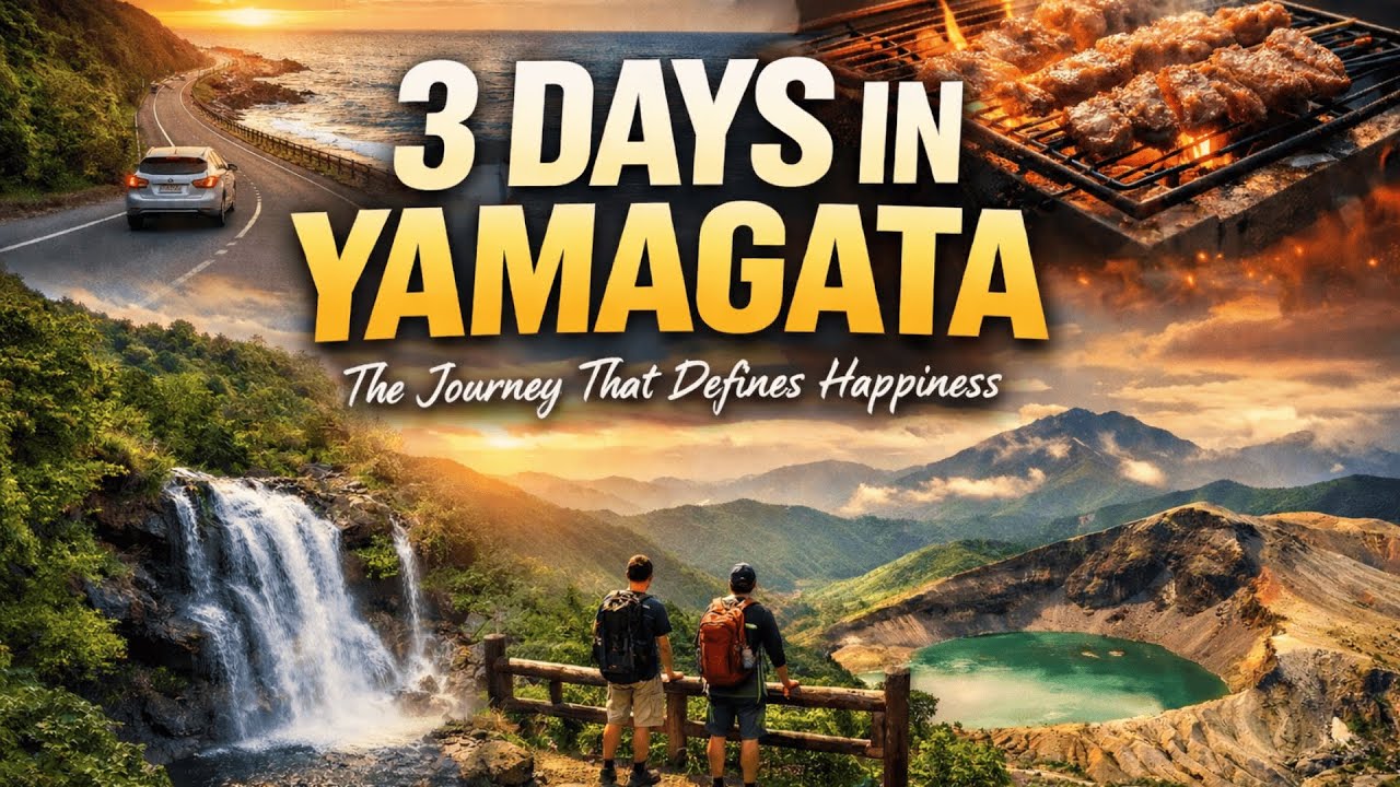 Japan Road Trip Vlog | From Sea Roads to Mountains | 3 Days in Yamagata