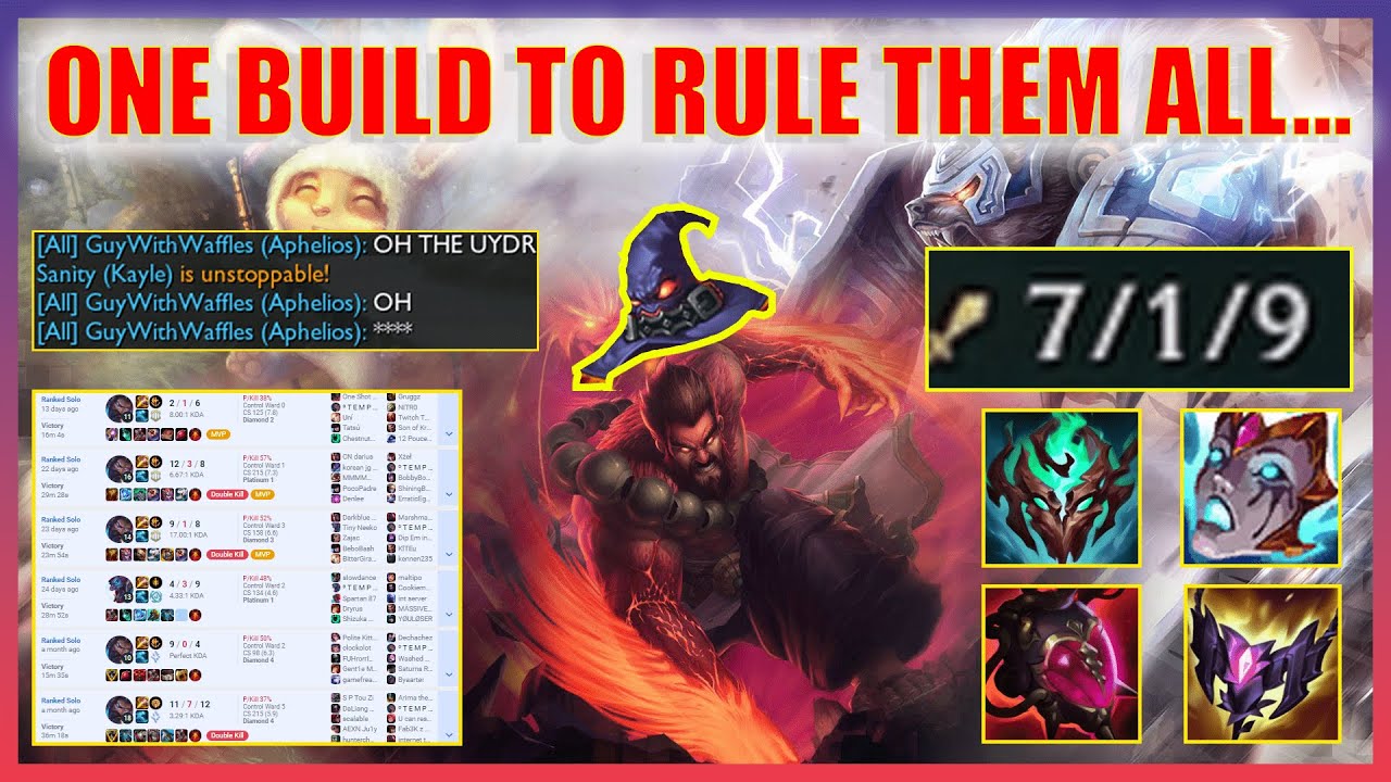 The 1v5 AP Udyr - MY LP NOW AHAHAA - WilliefknP