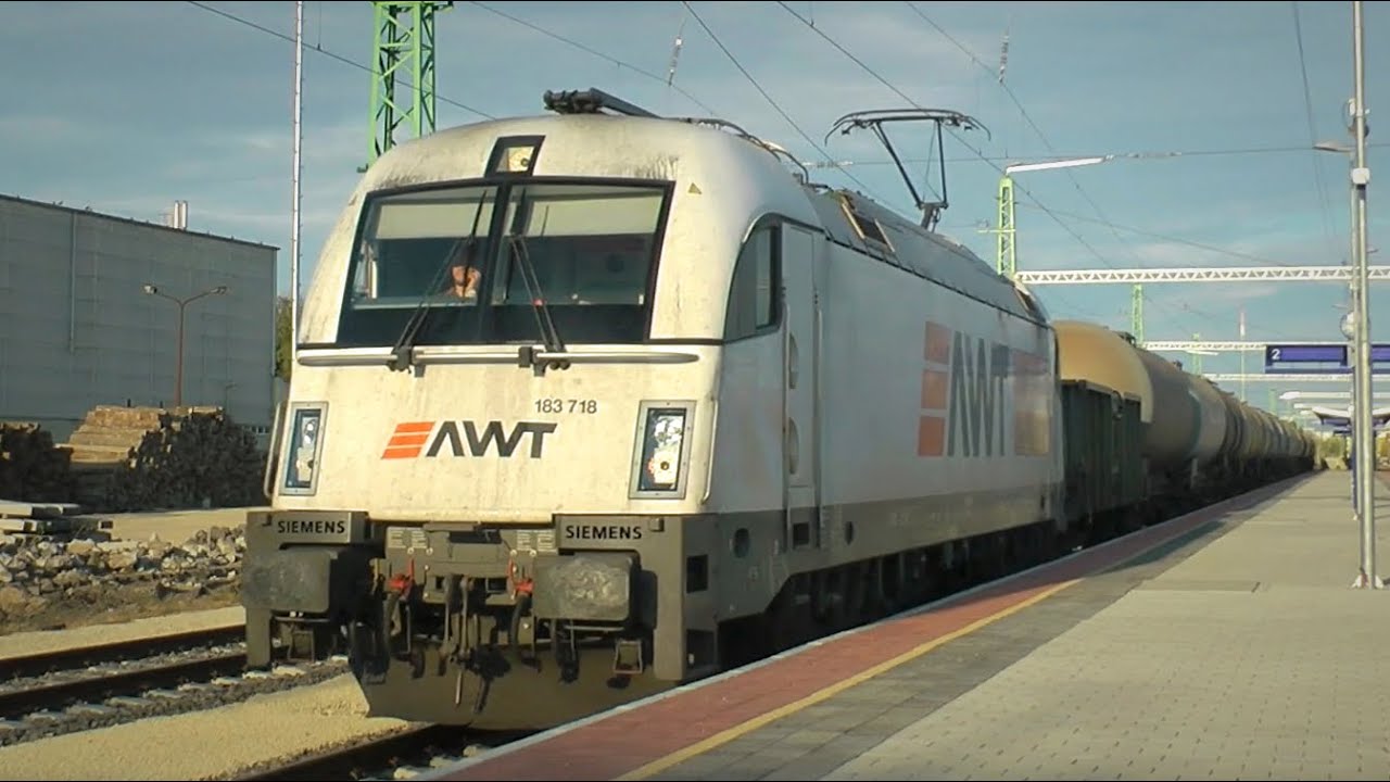 Trains at Háros, Budapest on the 8th of October 2019 / Vonatok Hároson
