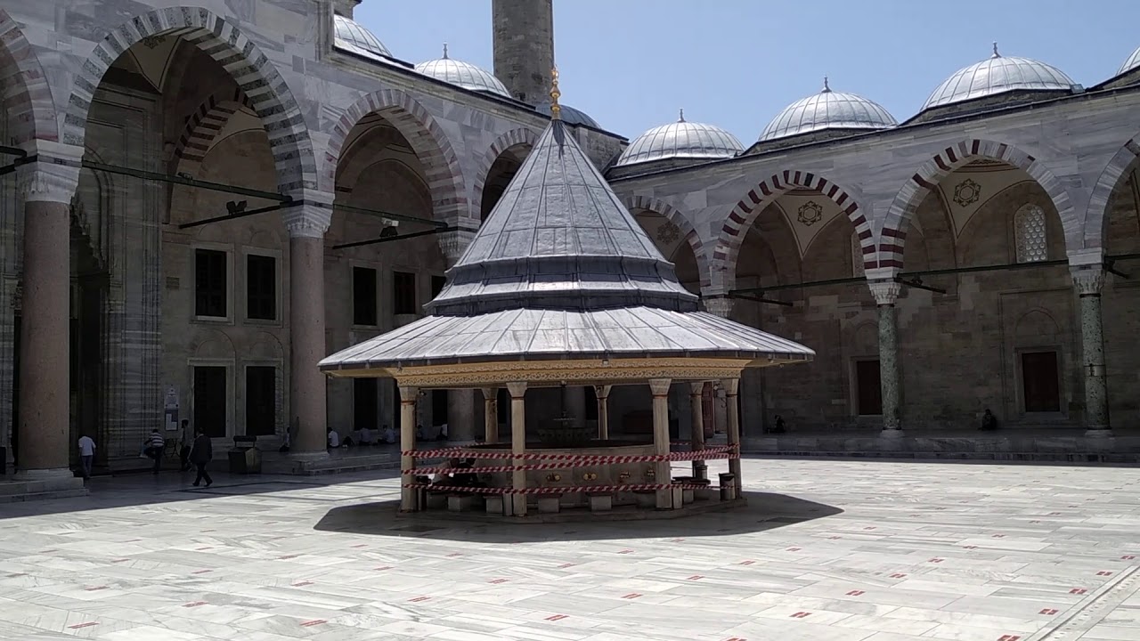 Fatih Camii 07.06.2020 Uşşak Makamı öğle ezanı, okuyan Hüseyin AKBULUT