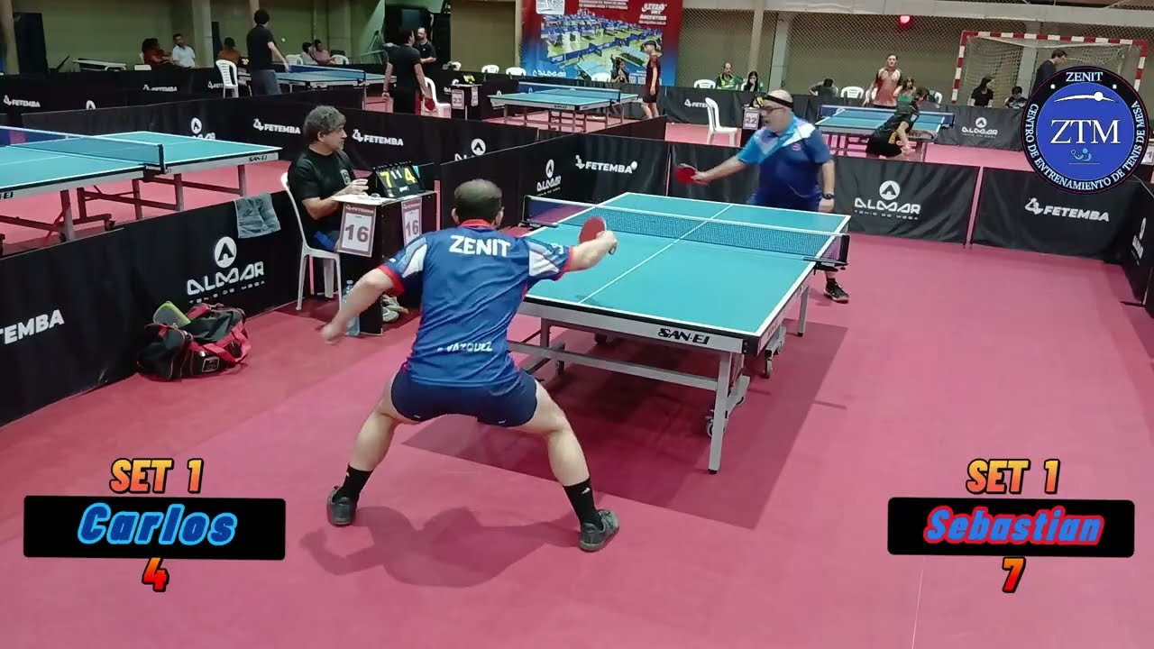 Tenis de mesa. TMT Pro Tour Alejandro Gomez. Febrero 2026. 6ta. División
