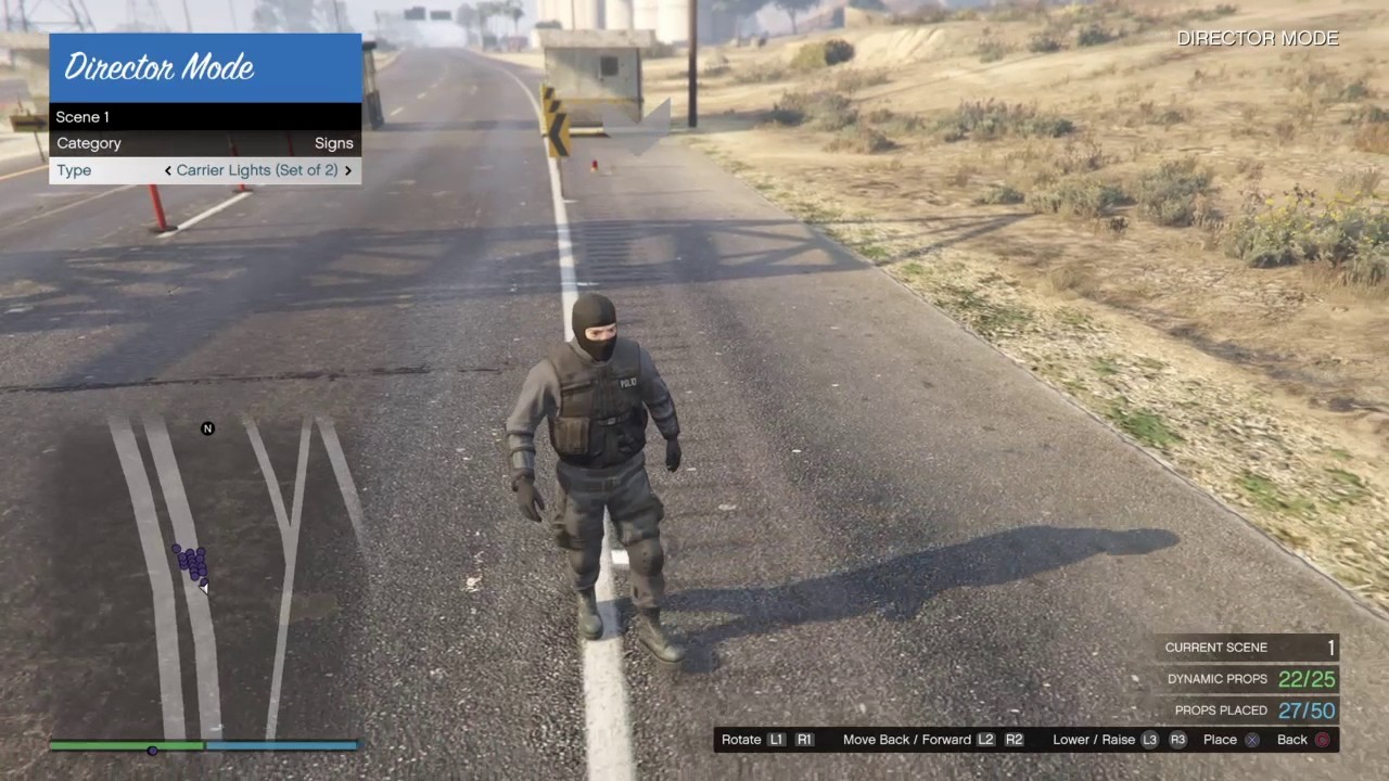 كيف تسوي نقطه تفتيش قراند ٥ GTA5