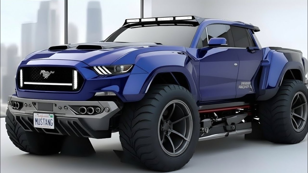 2026 Ford Mustang Pickup Truck OFFICIALLY Unveiled – Muscle Car Meets Pickup Power!