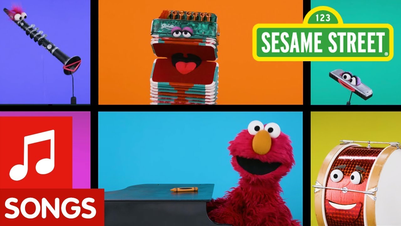 Sesame Street: Elmo's World Song with Instruments!