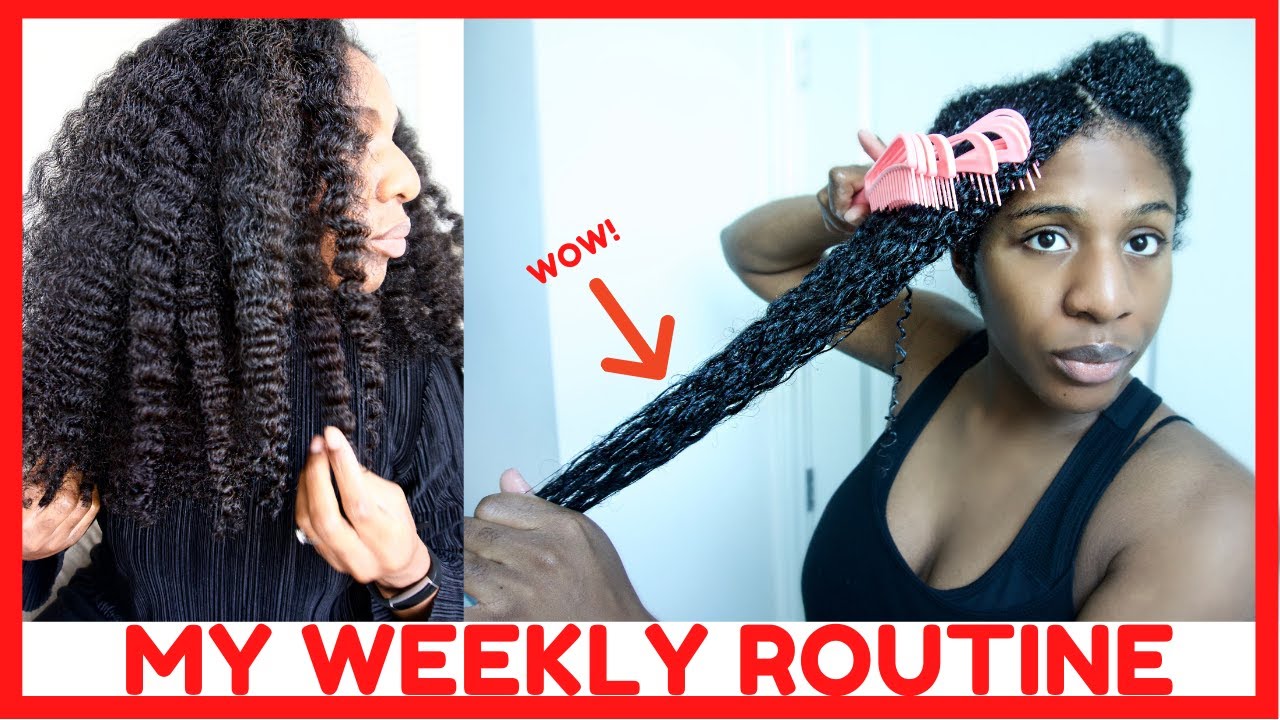 BEST ROUTINE to GROW SHORT NATURAL HAIR FAST ⇒ How to Grow Natural Hair to Waist Length | VLOG 4