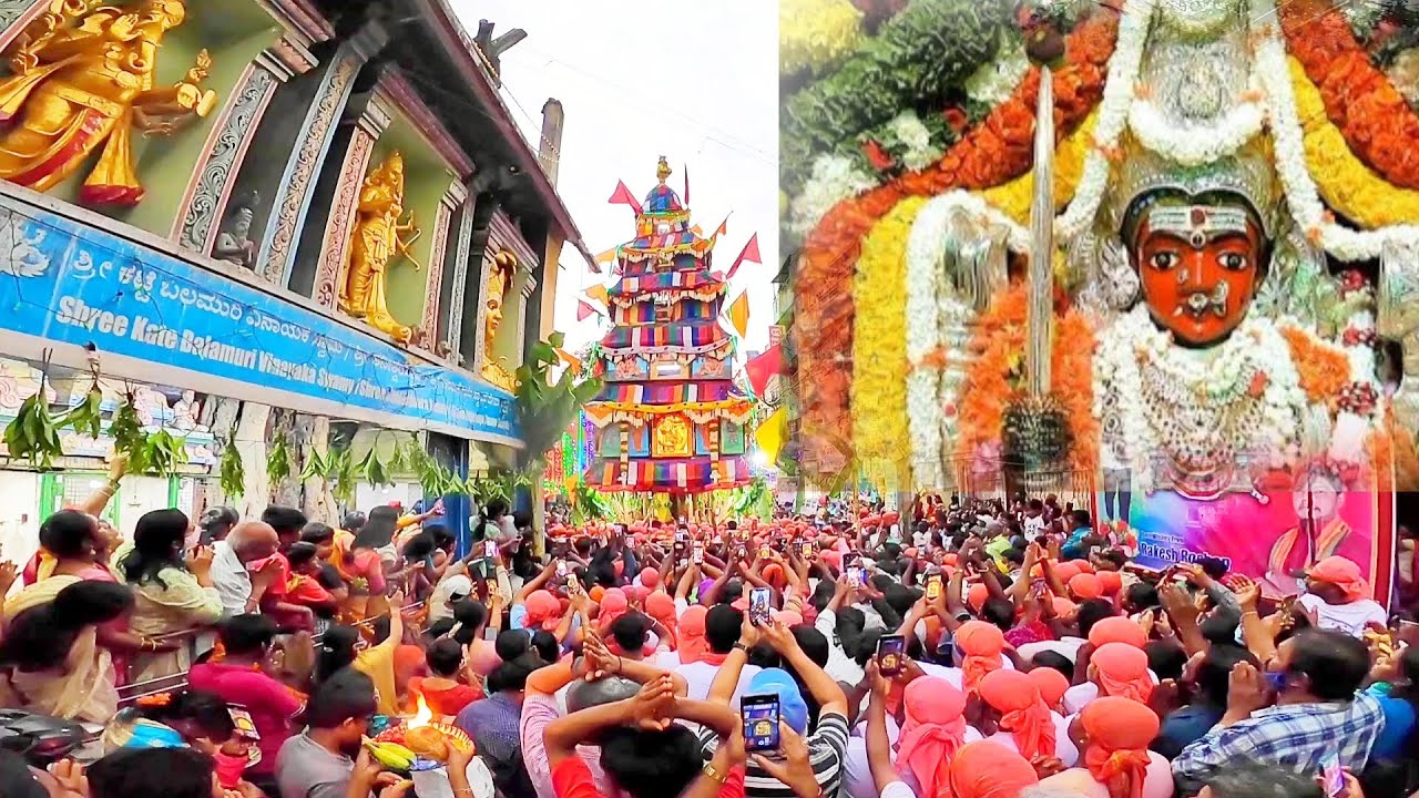 Sree Muthyalamma Devi Temple Car festival / Rathotsava Shivaji Nagar