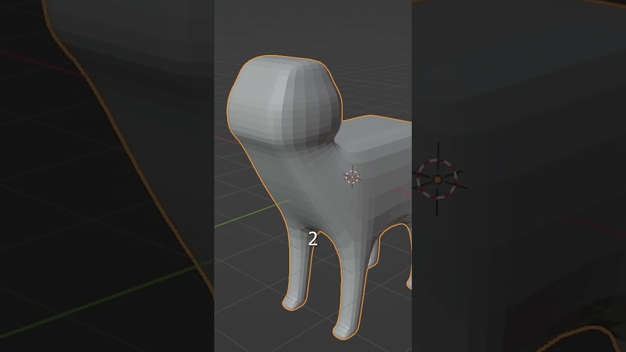 Gato 3D con 1 solo cubo en 1 minuto - Blender