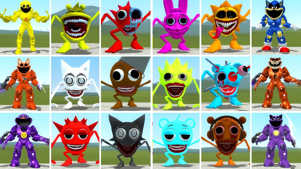 WHICH NEW ALL MECHA TITAN POPPY FAMILY AND SPRUNKI TAPES FAMILY IS THE STRONGEST? In Garry's Mod!