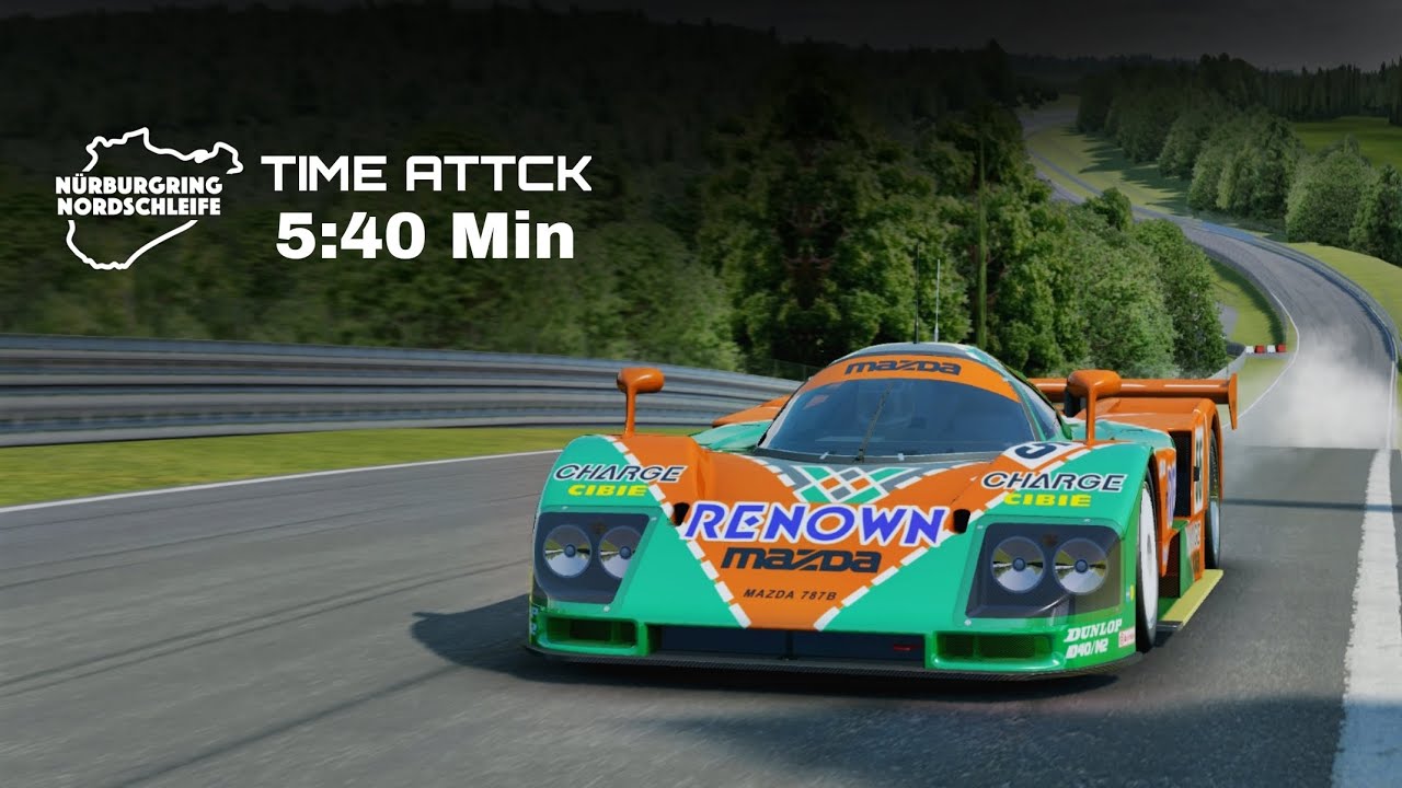 Mazda 787B - Nurburgring time attack 