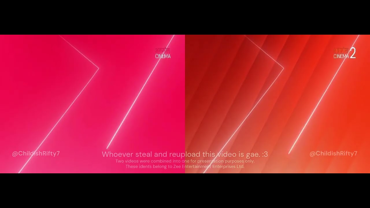 Zee Ammol Cinema 1 and 2 idents (2025, India) | ChildishRifty7 OG