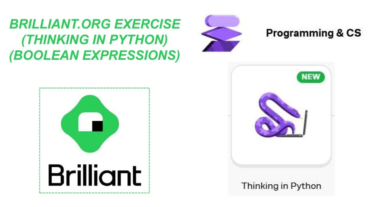 Brilliant.org twenty-first exercise (Boolean Expressions) #learning #programming #coding #python