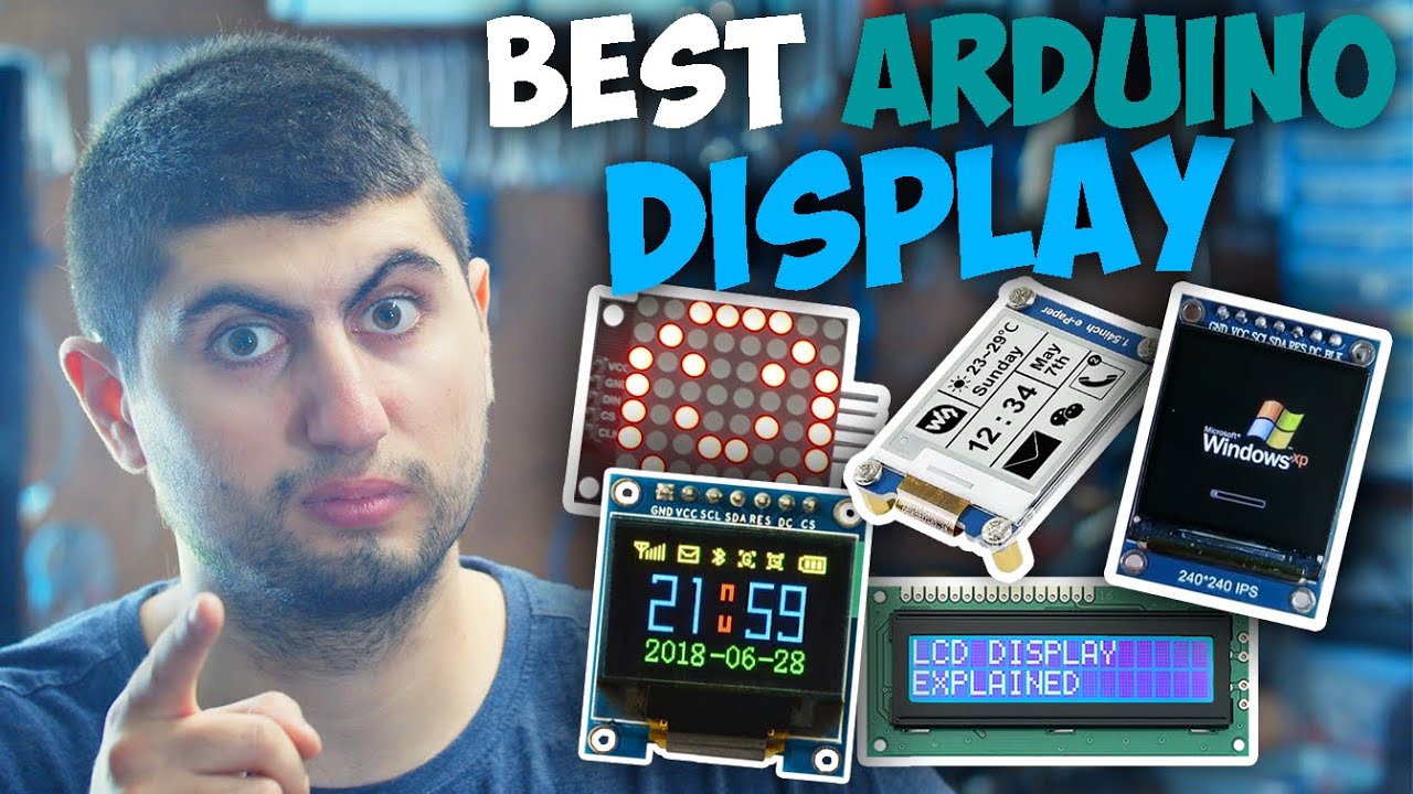 Дисплей Arduino: 5 лучших вариантов | OLED, TFT, символьный ЖК-дисплей, сегментный, E-paper, E-Ink