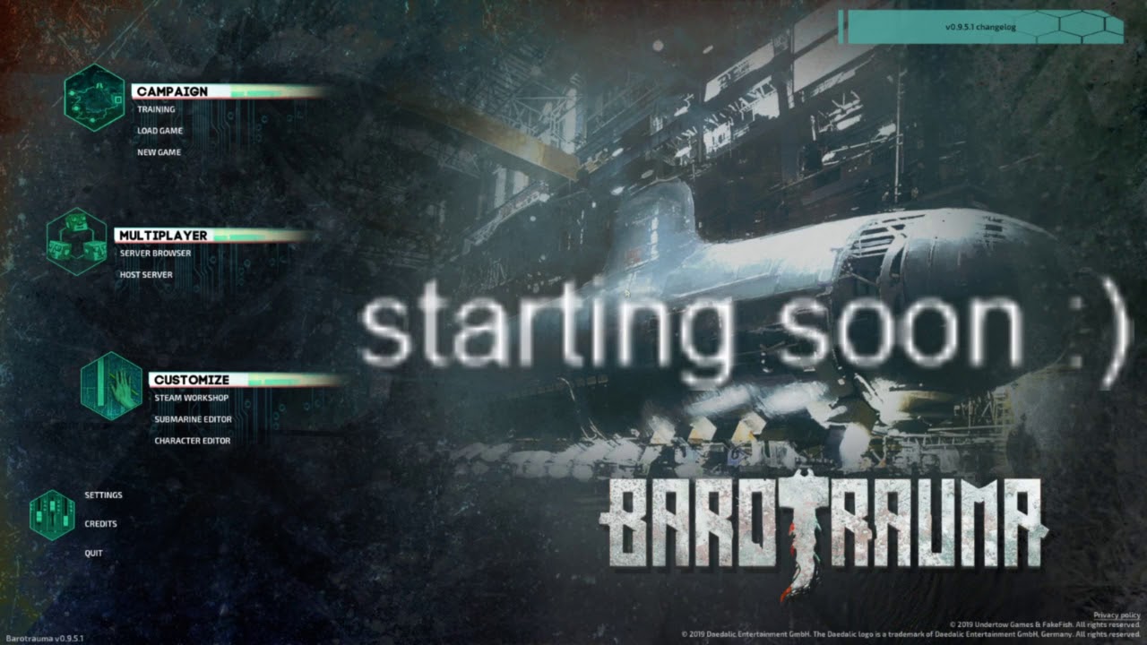 Charborg Streams - Barotrauma Night