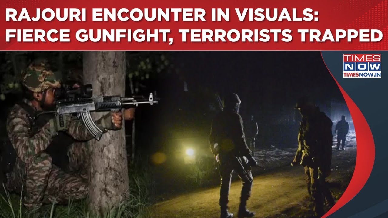 Rajouri Encounter In Visuals: Army, CRPF, Police Join Hands To Trap Terrorists| Gunfight Continues