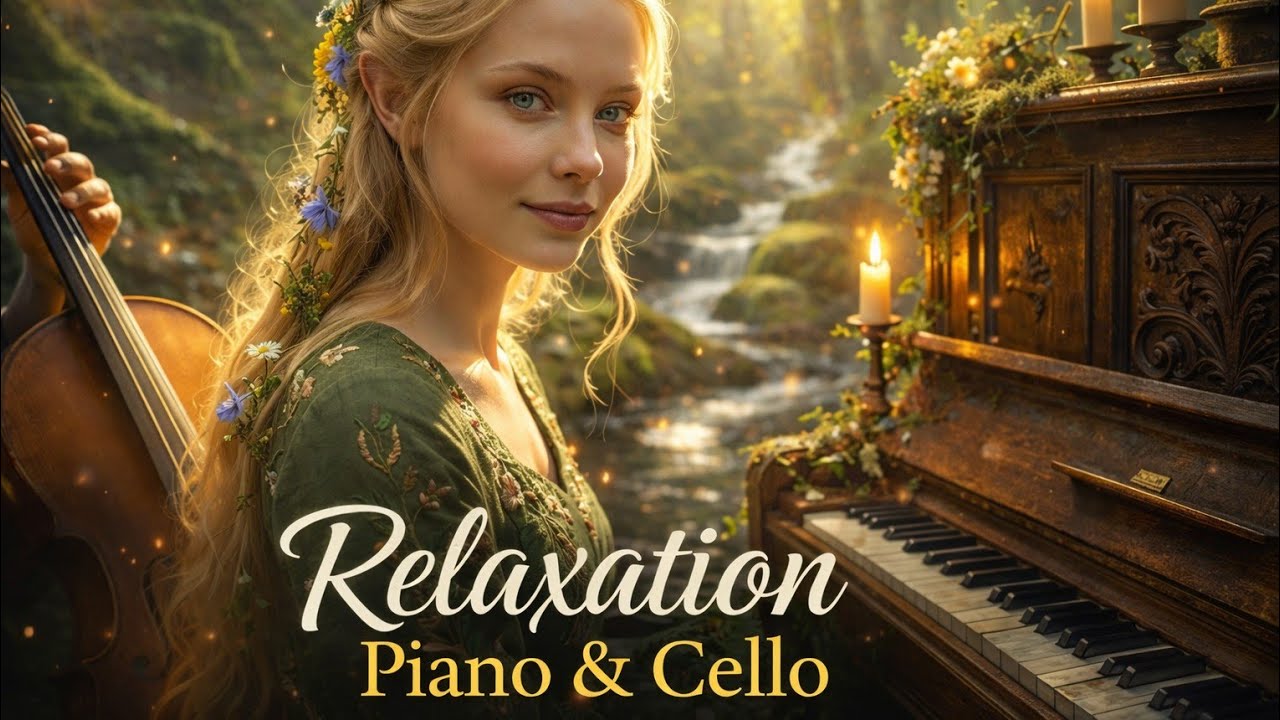 Stress Relief Piano & Cello 🎹🎻 | Deep Relaxing Music to Calm Your Mind