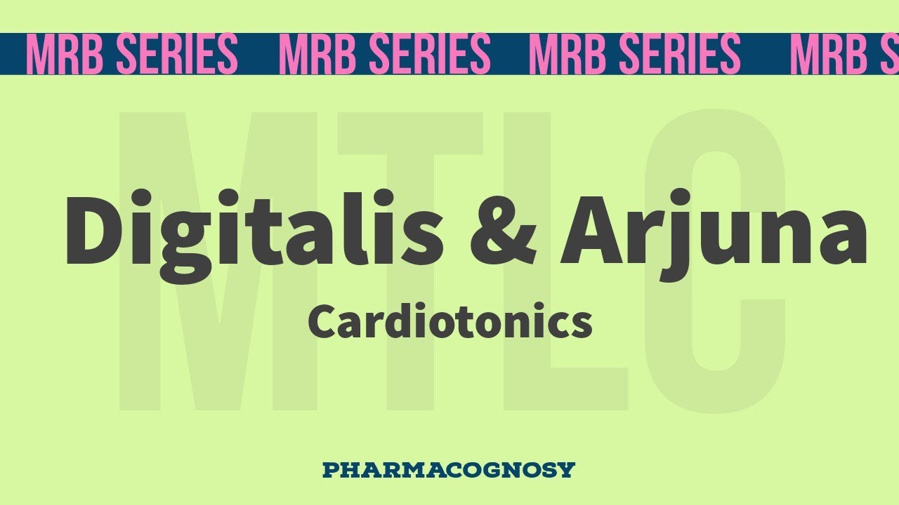 MRB Pharmacist Exam||Pharmacognosy||Cardiotonics