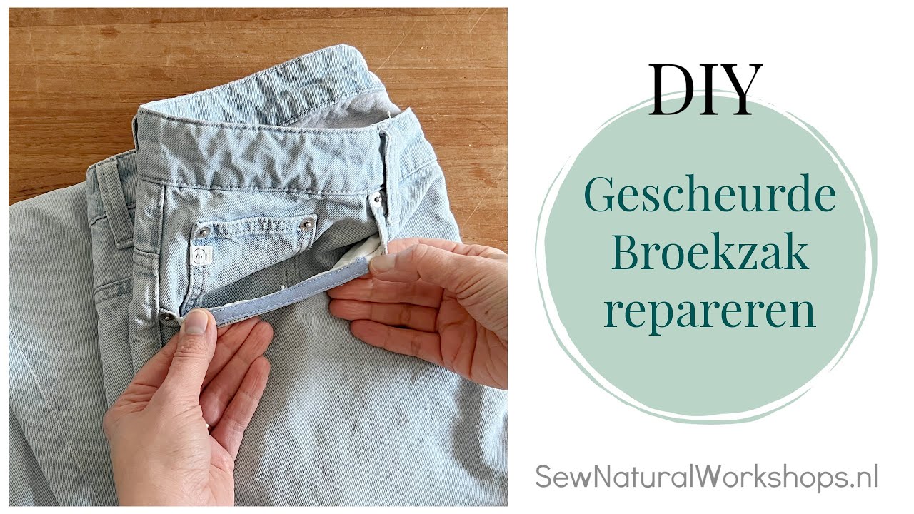 DIY - Gescheurde Broekzak Repareren