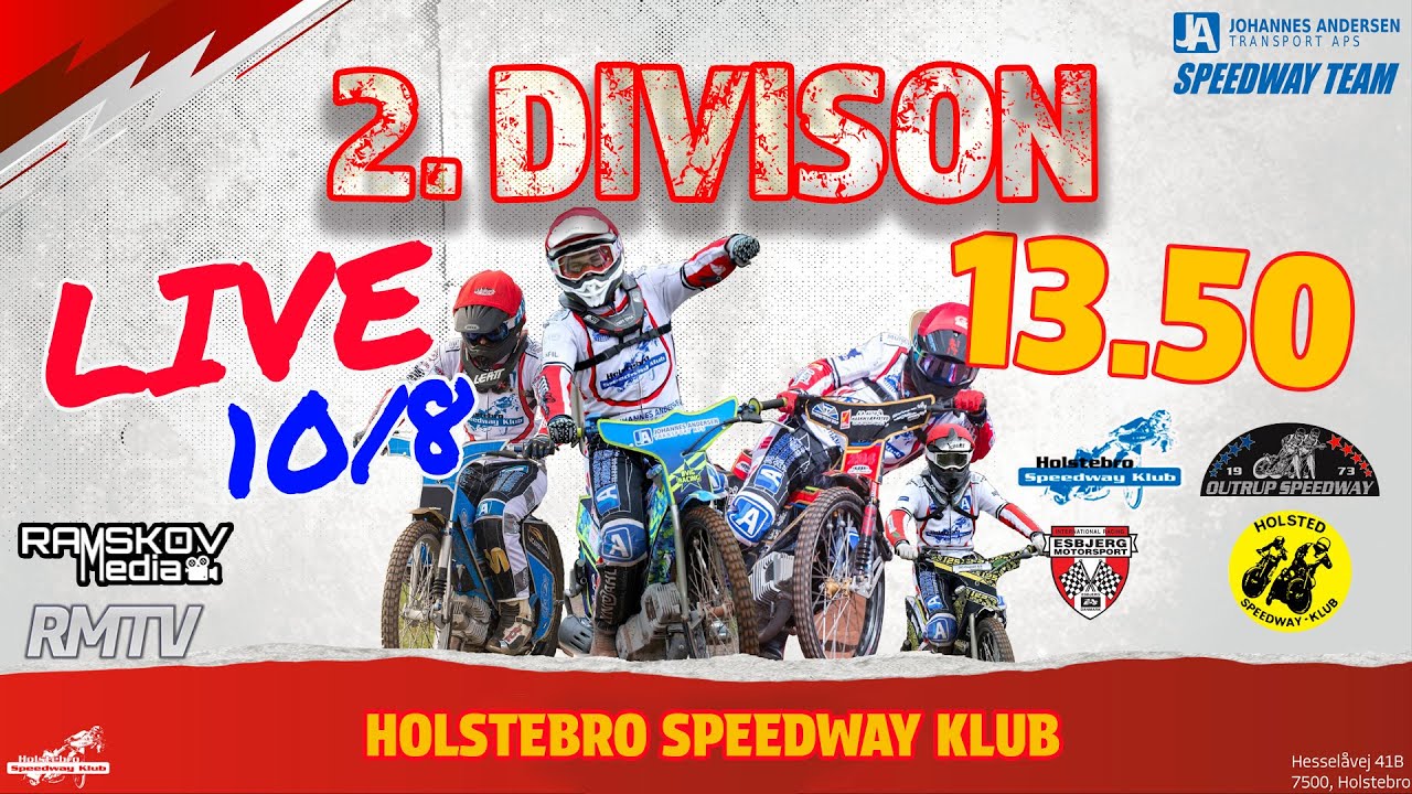 2. Division 500cc LIVE Holstebro VS. Esbjerg - Holsted - Outrup 10.08.2024