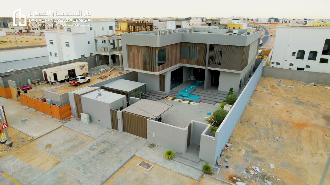 مشروع بطابع مودرن وبمتطلبات البيت الاماراتي .. مميز بالشكل الخارجي والتقسيم الداخلي Out of the box