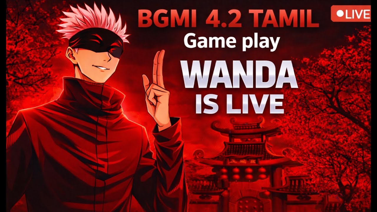 Wanda is Live Bgmi Tamil streamer - 4.2 Update playing with Friends