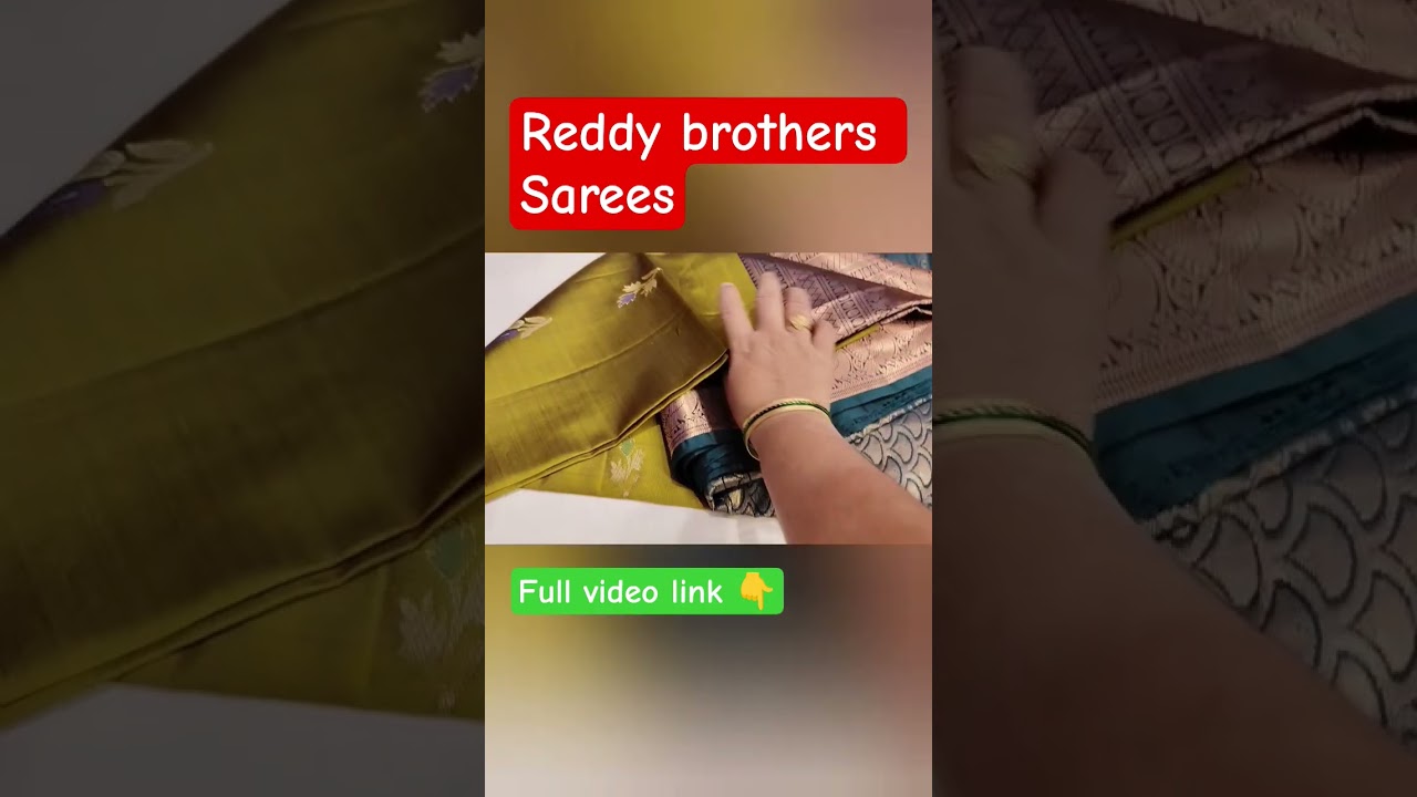 Reddy brothers latest sarees 