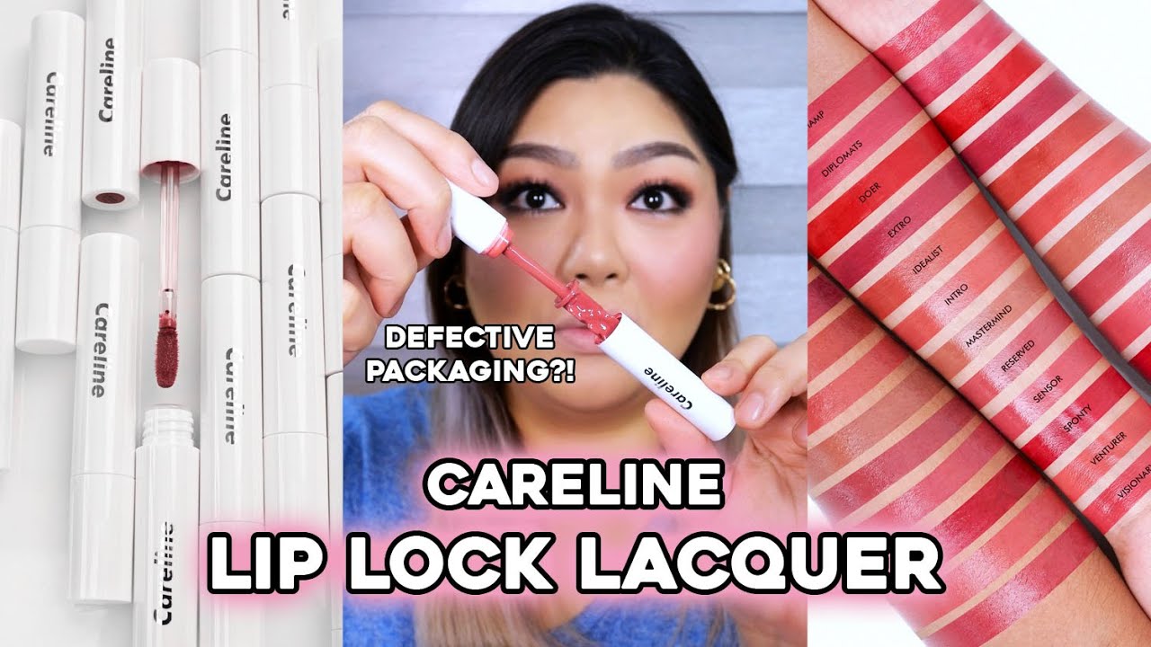 CARELINE LIP LOCK LACQUER REVIEW AND SWATCHES | Bing Castro