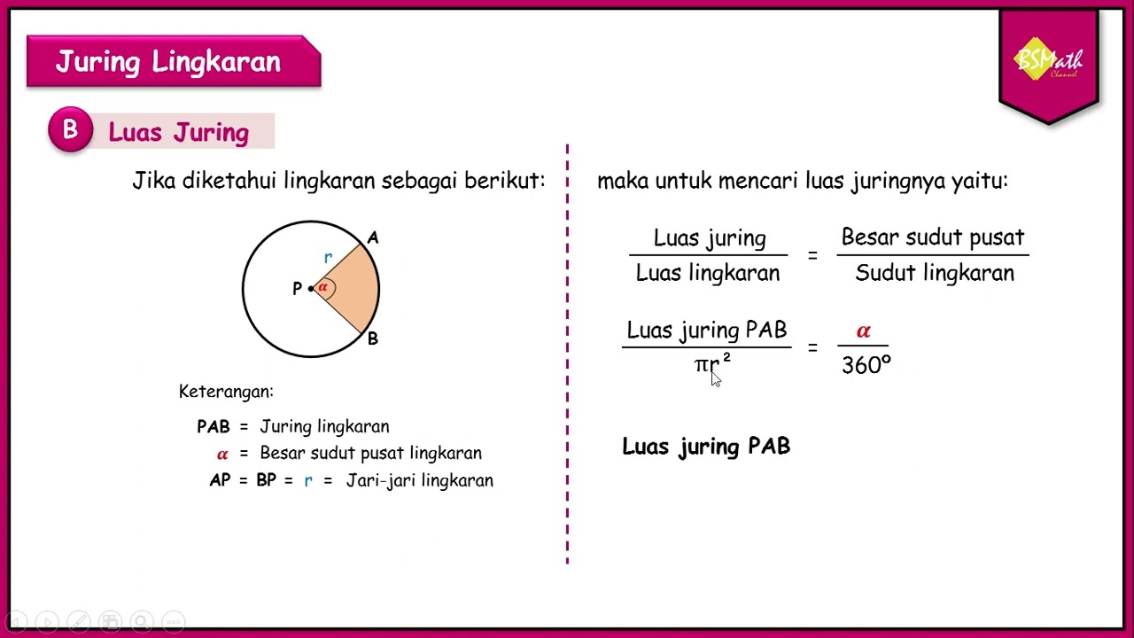 Juring Lingkaran - Matematika SMA Kelas XI Kurikulum Merdeka