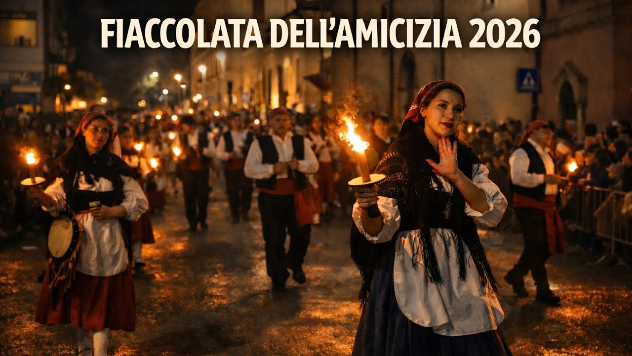 AGRIGENTO 78 Sagra del mandorlo in fiore Fiaccolata dell’amicizia 