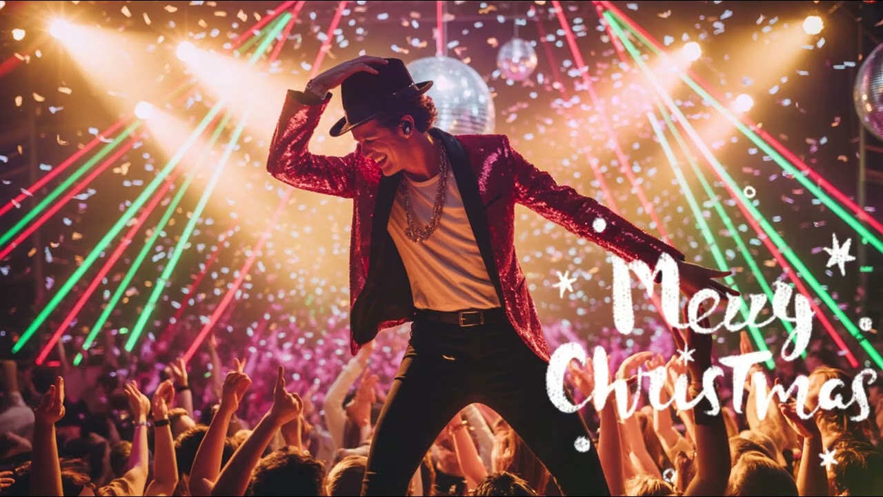 🎄 Bruno Mars–Style Christmas Jazz 🎷✨ | Funky Holiday Groove in 4K AI