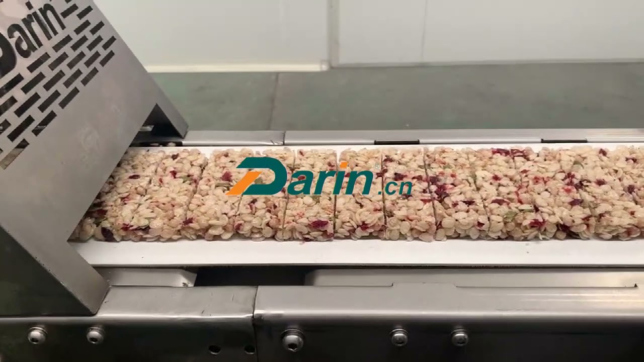 how to make granola bar cereal bar by former and cutting