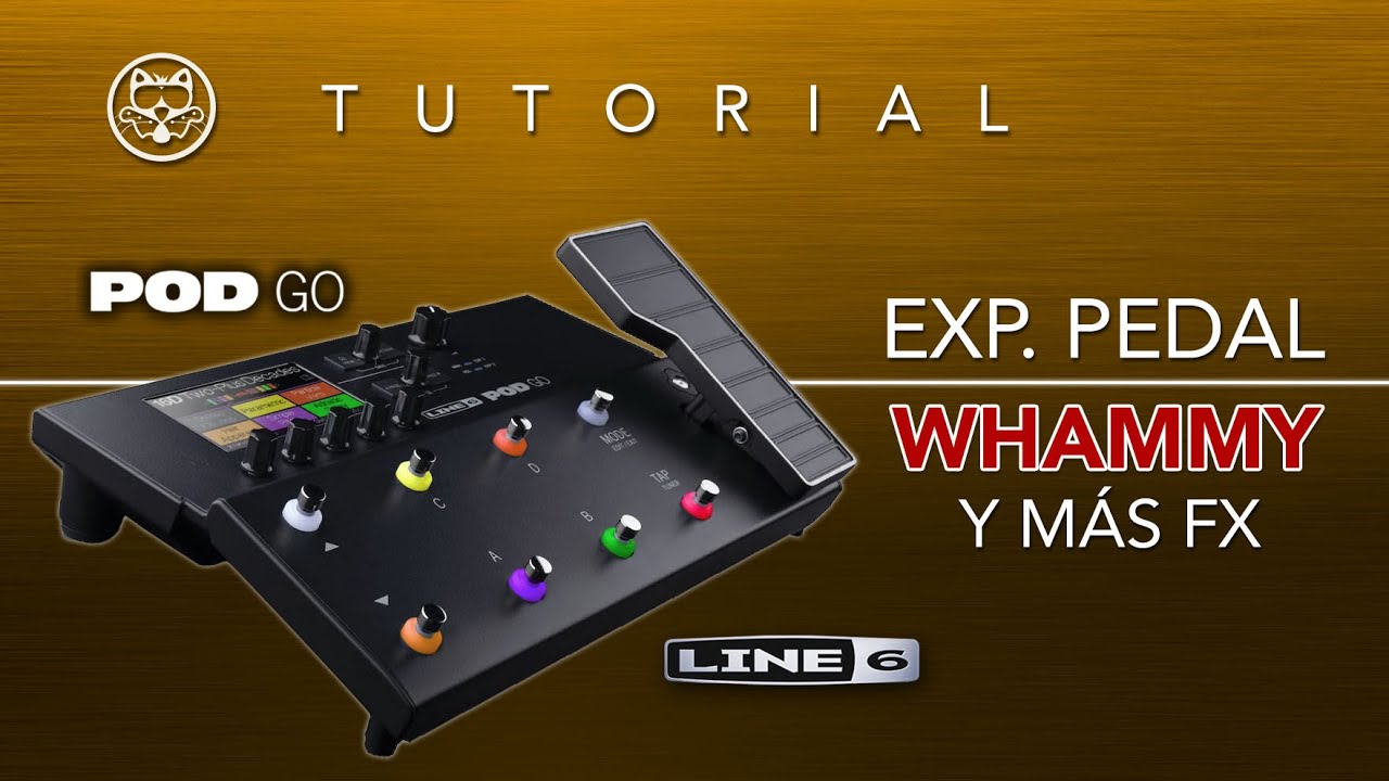 Line 6 POD Go! Pedal de Expresión para Whammy y más FX... EN ESPAÑOL!