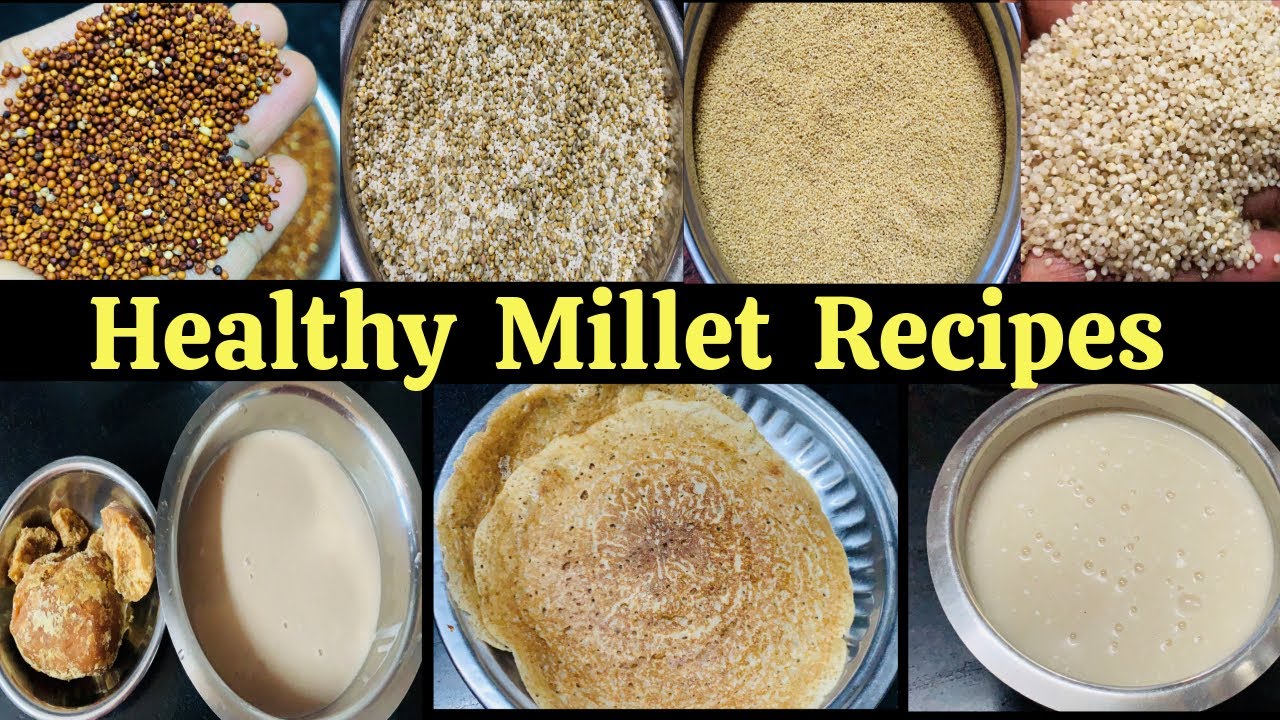 சிறுதானிய மாவு தயாரித்து இந்த சத்தான ரெசிப்பீஸ் ட்ரை பண்ணுங்க/Millet Recipes/Millet Recipes inTamil
