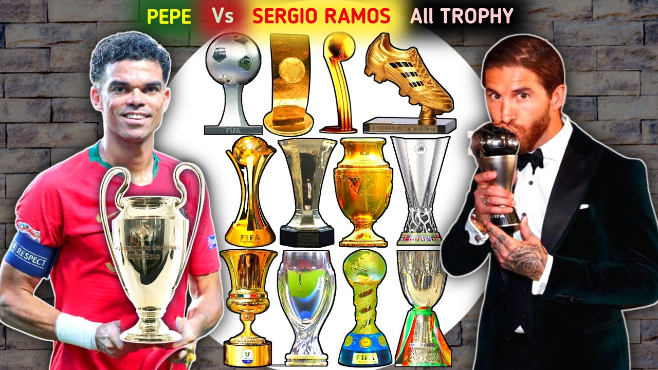 Sergio Ramos Vs Pepe All Trophies &bull; TF FOOTBALL &bull; La Liga,Ligue 1,Bundesliga,UCL,FIFA,EURO,Etc