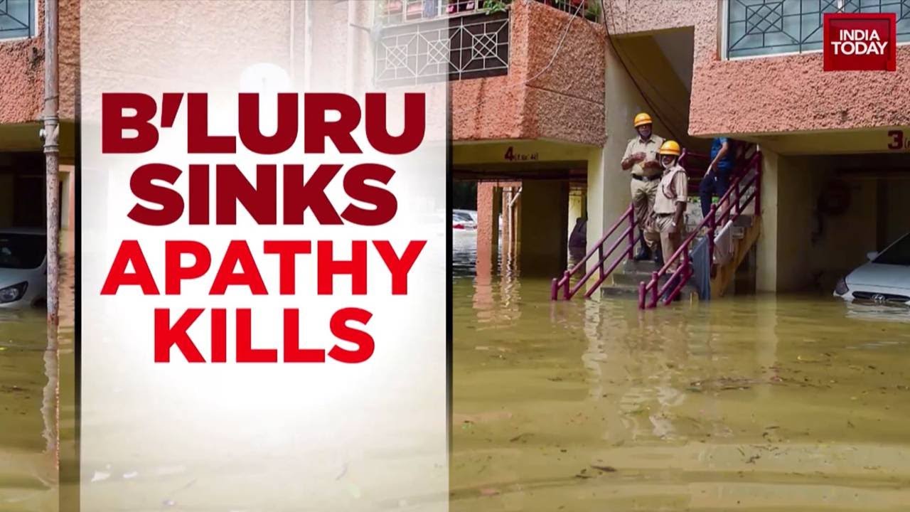 India's IT Hub Sinks: 3 Deaths, Flooded Roads As Bengaluru Faces Worst Downpour | India Today