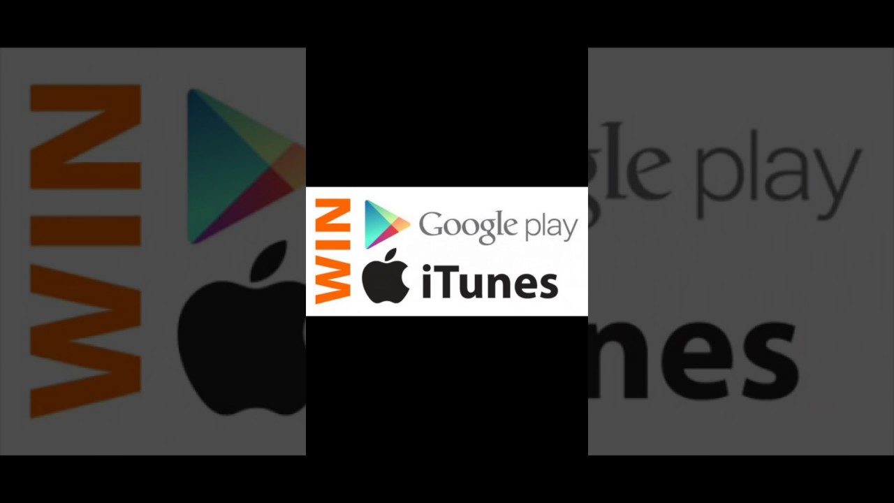 Giveaway itunes google play card