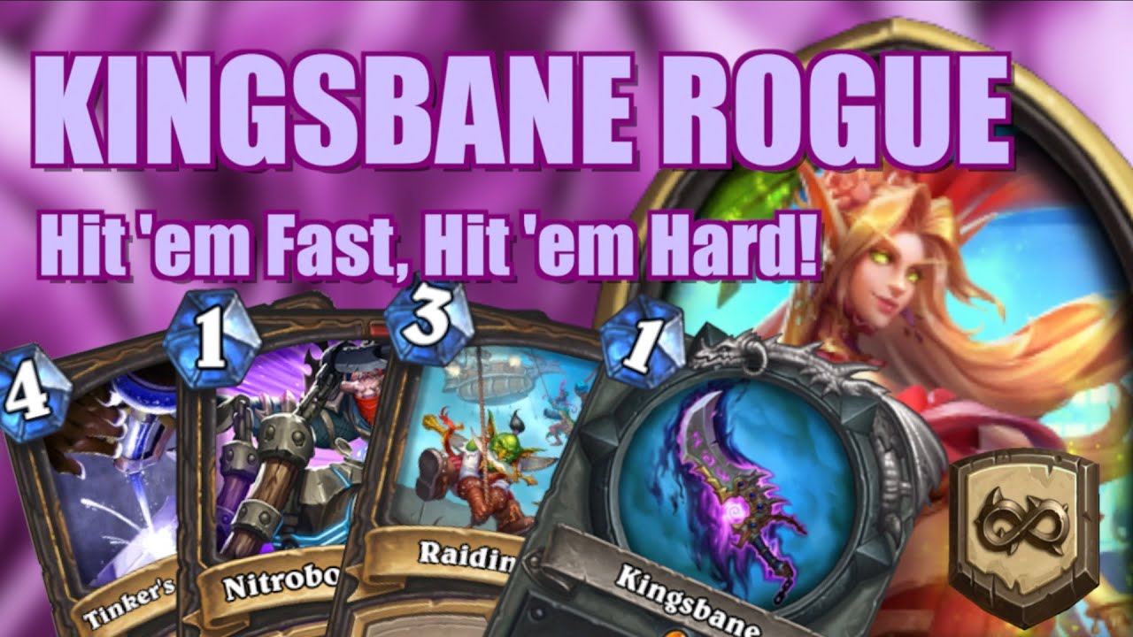 HIT FAST! HIT HARD! Kingsbane Rogue| Wild Hearthstone