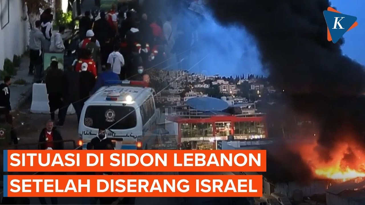 Kondisi Sidon Lebanon Setelah Serangan Besar-besaran oleh Israel