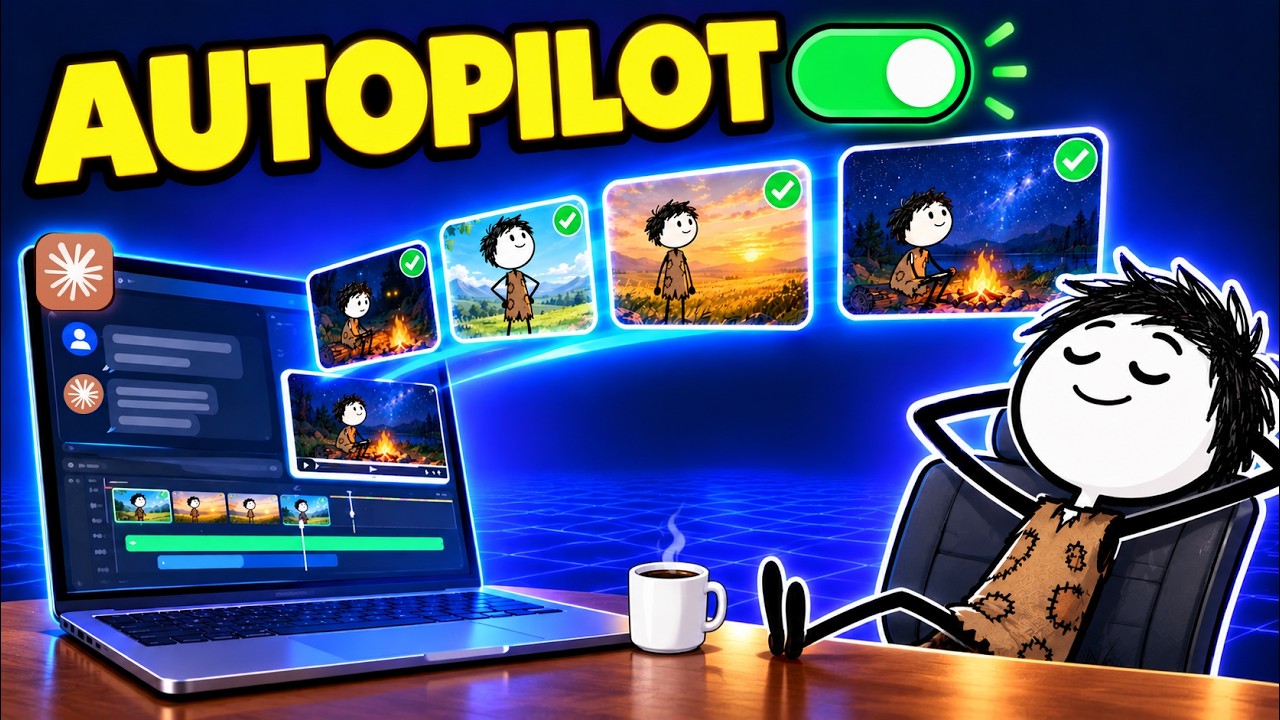 Claude + Google Vids = Full Stickman Animations on Autopilot