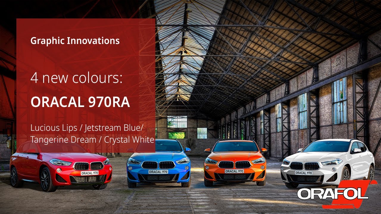 ORACAL&reg; 970RA Premium Special Effect Cast - 4 amazing new colours