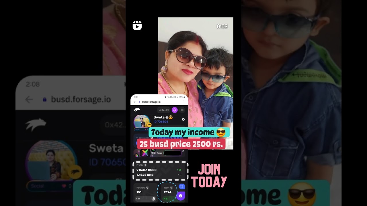 Today my income 😎😲👍#viral ##forsage #shorts
