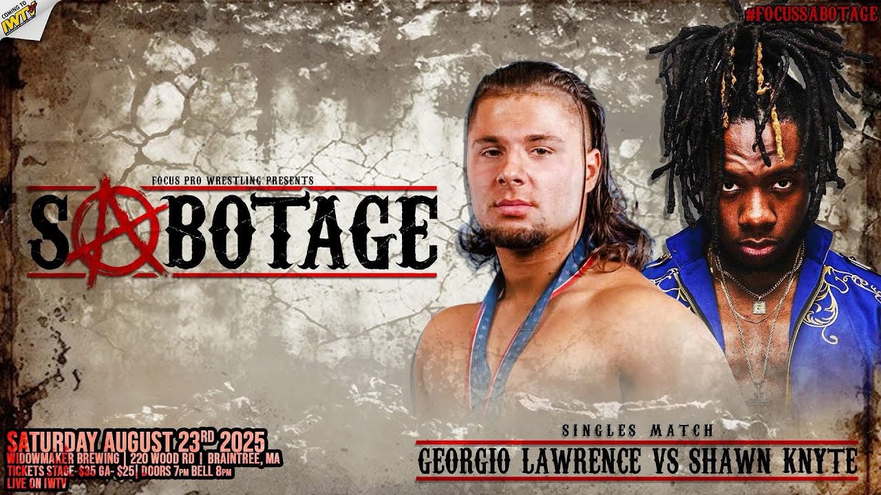 Focus Pro Wrestling : Georgio Lawrence vs Shawn Knyte
