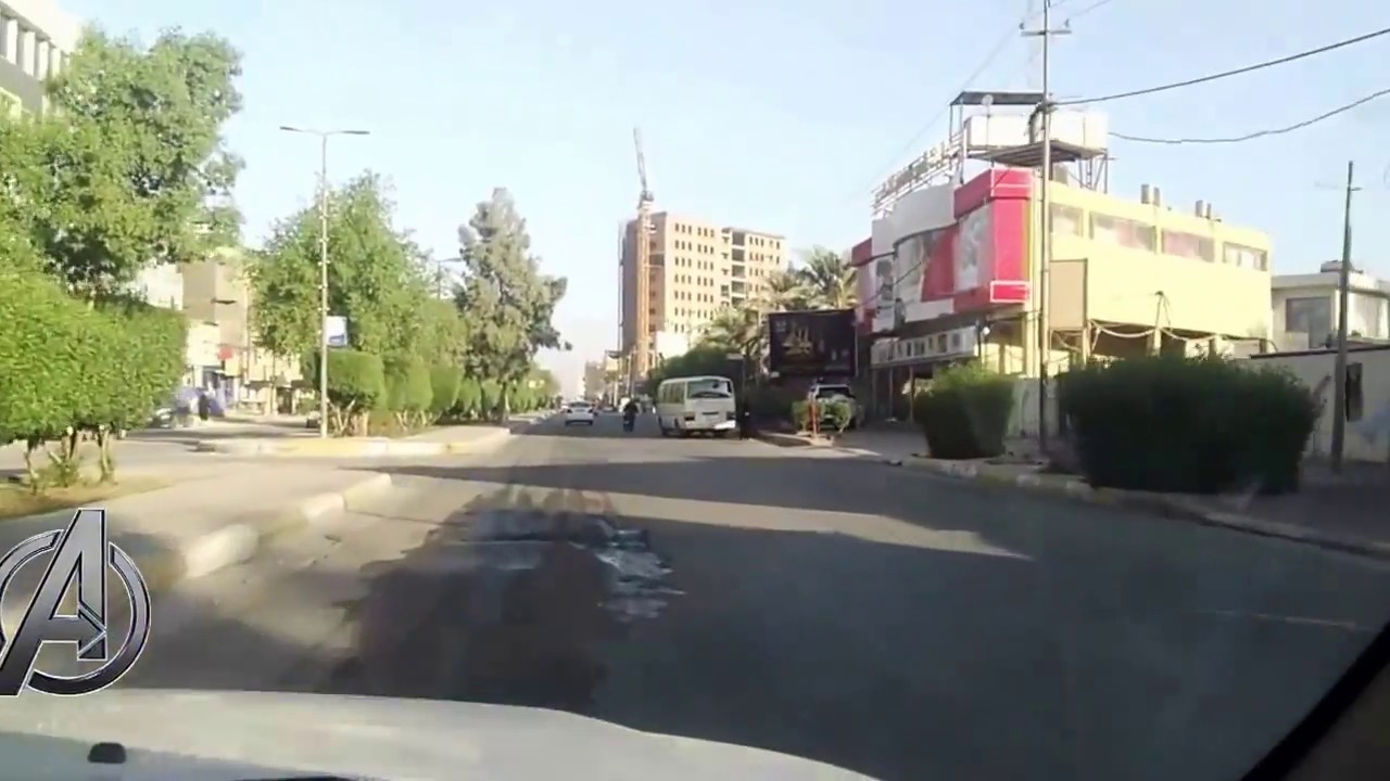 من داخل اروقة محافظة كربلاء  شارع الحر - الروضتين