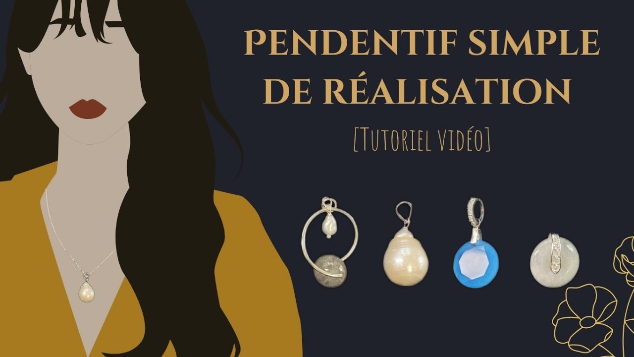 Tutoriel France Perles I Pendentif Simple De Réalisation