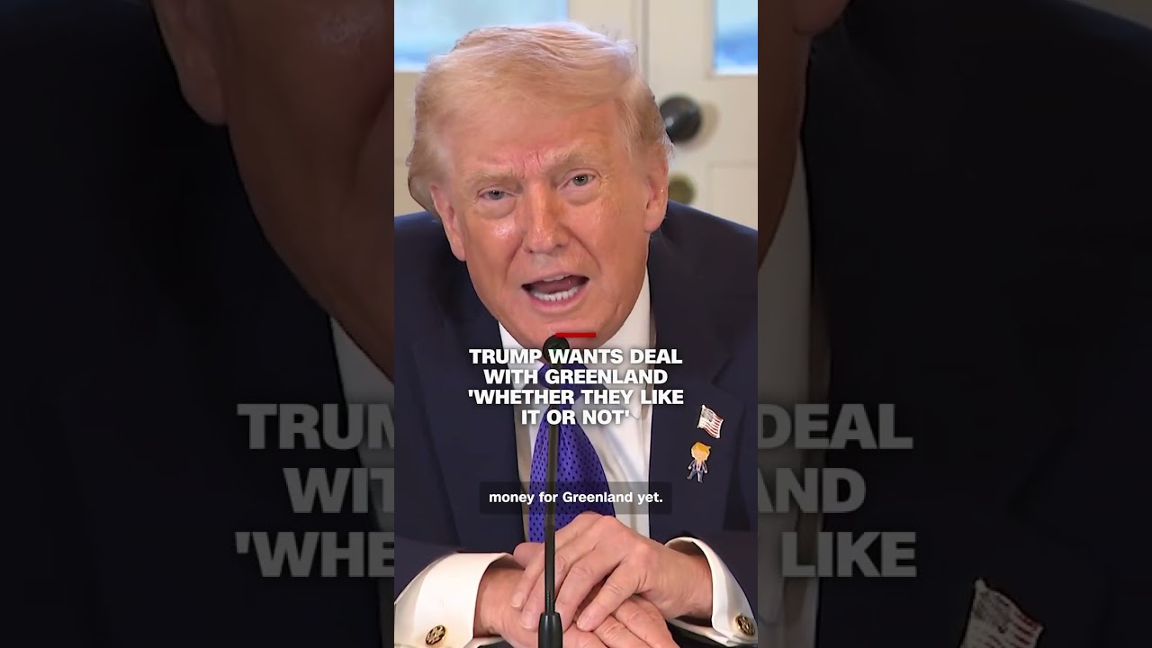 Trump discusses US acquiring Greenland. 