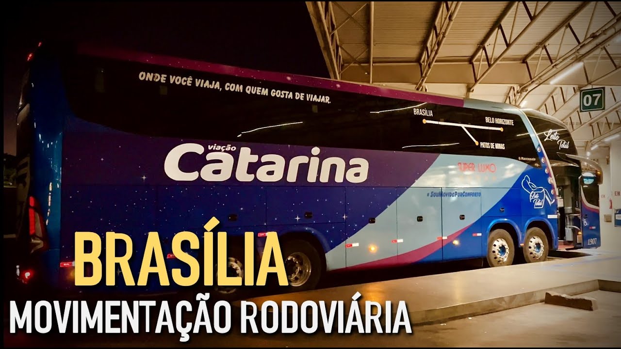 RODOVIÁRIA INTERESTADUAL DE BRASÍLIA: MOVIMENTAÇÃO DE ÔNIBUS DAS 05:00 ÀS 06:00