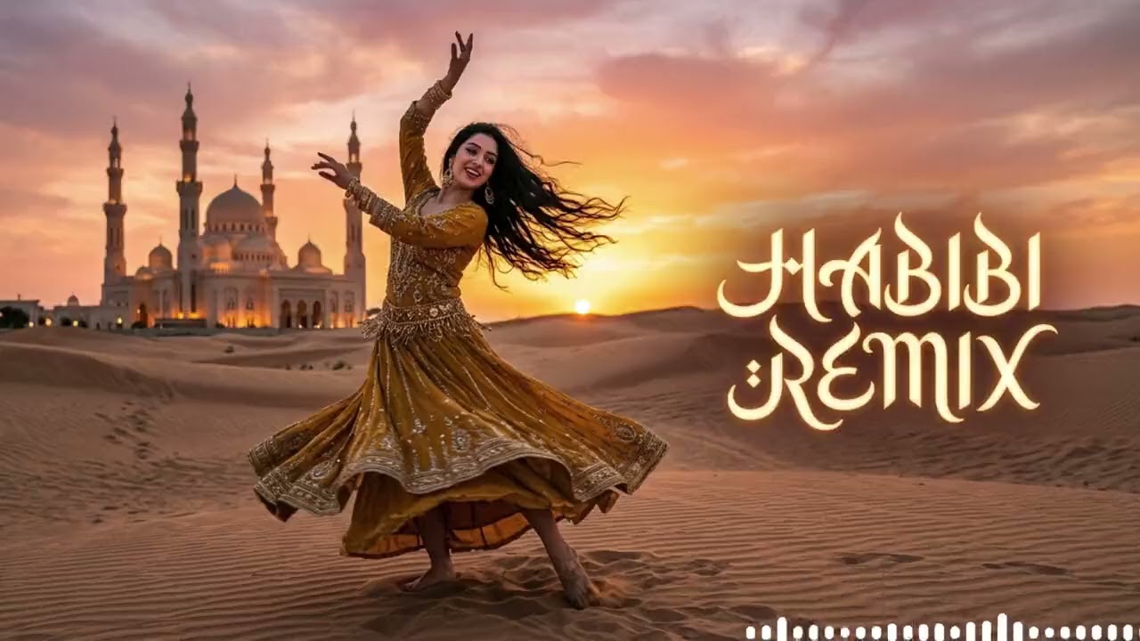 Habibi Night Drive 🚗 Arabic EDM Remix | Late Night Desert Road Trip Beats