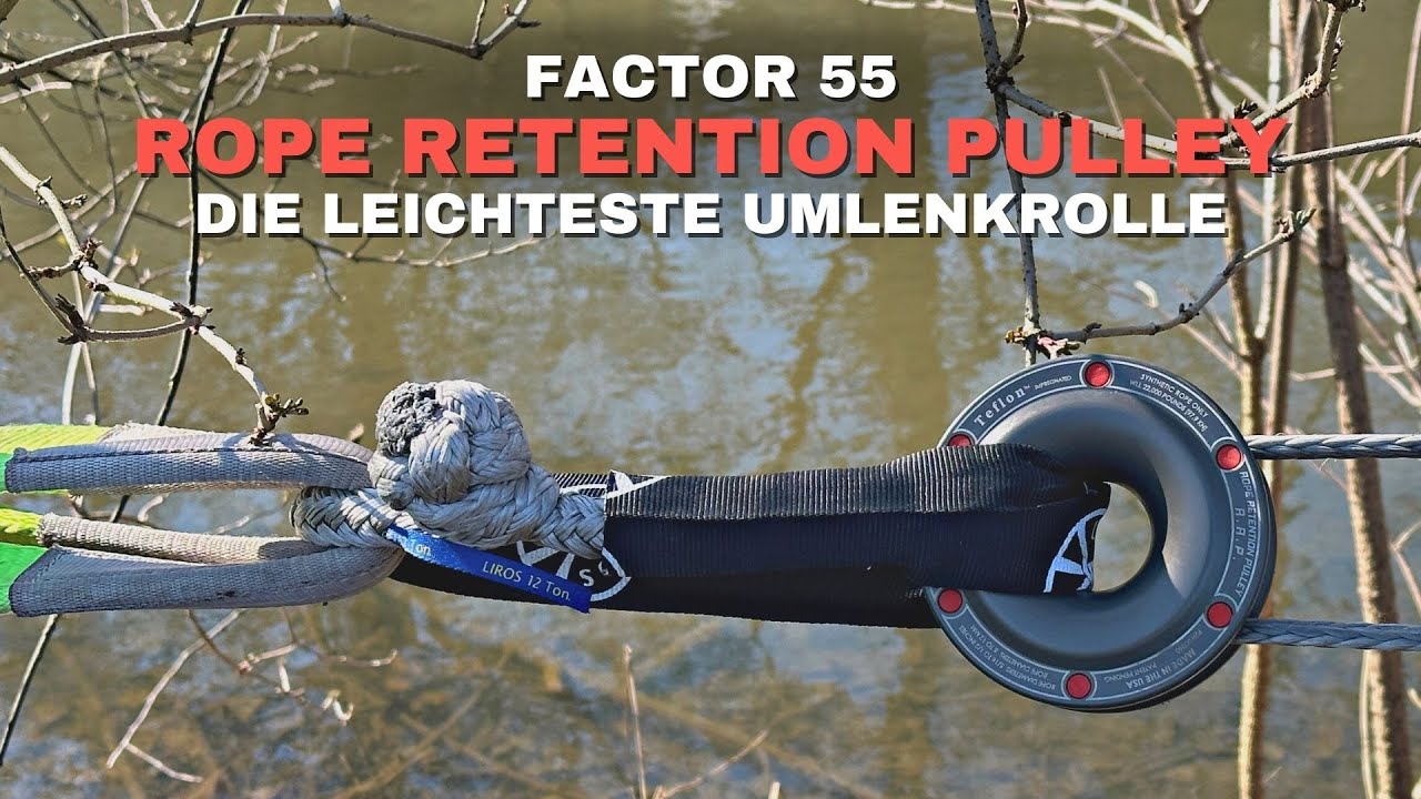 Factor 55 Seilwinden Umlenkrolle -Rope Retention Pulley