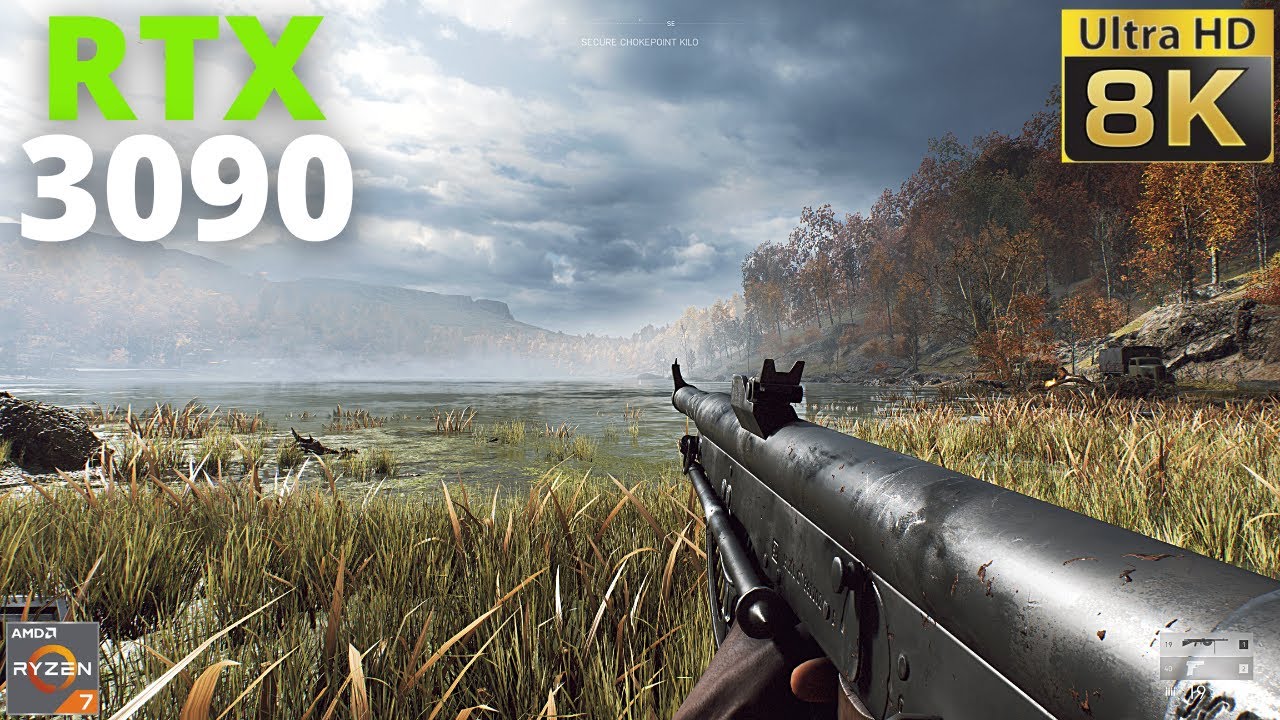 Battlefield 5: RTX 3090 + Ryzen 7 5800X | 8K | Ultra Settings
